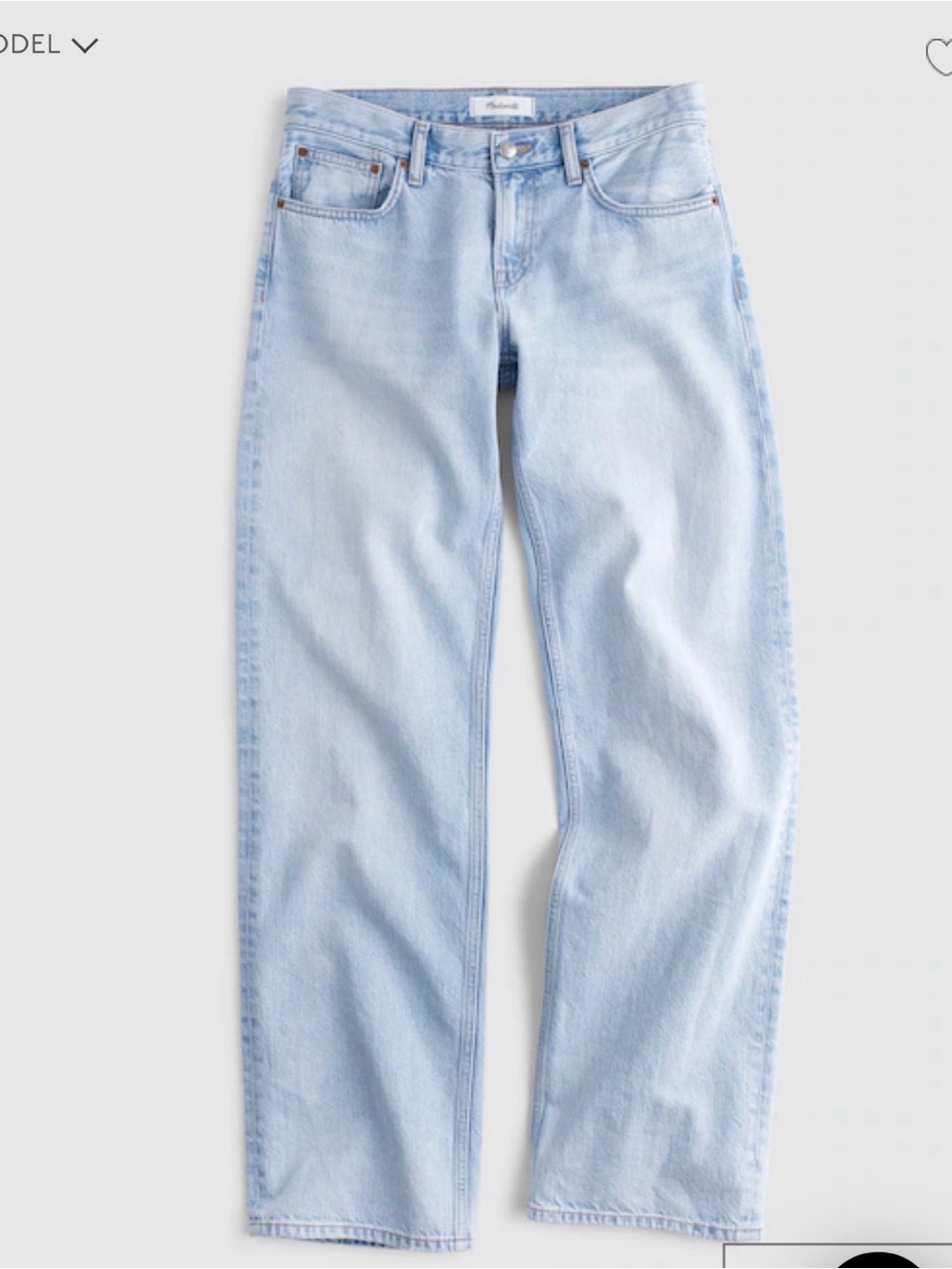 Madewell The Low Rise Loose Jean Foster Wash